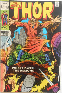 Cover Thumbnail for Thor (Marvel, 1966 series) #163 [British]