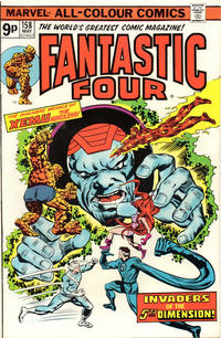 Cover Thumbnail for Fantastic Four (Marvel, 1961 series) #158 [British]