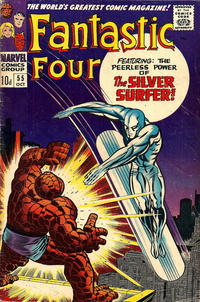 Cover Thumbnail for Fantastic Four (Marvel, 1961 series) #55 [British]