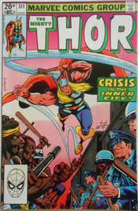 Cover for Thor (Marvel, 1966 series) #311 [British]