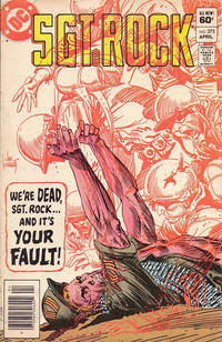 Cover Thumbnail for Sgt. Rock (DC, 1977 series) #375 [Newsstand]