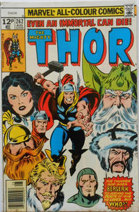 Cover Thumbnail for Thor (Marvel, 1966 series) #262 [British]