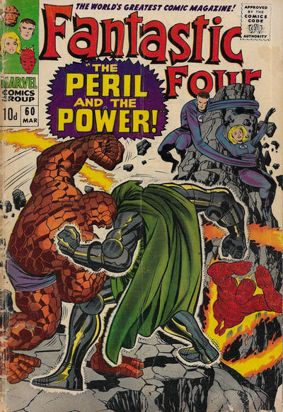 Cover for Fantastic Four (Marvel, 1961 series) #60 [British]