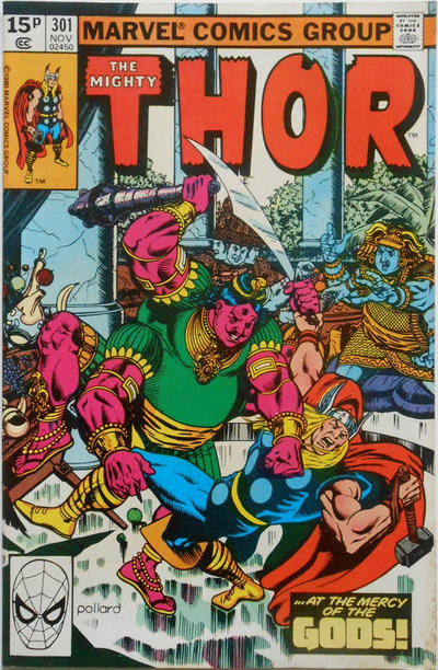 Cover for Thor (Marvel, 1966 series) #301 [British]