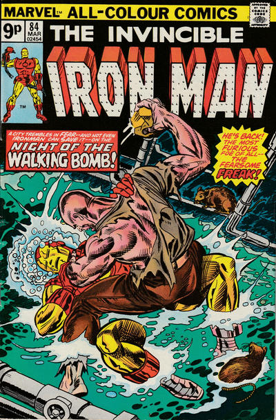 Cover for Iron Man (Marvel, 1968 series) #84 [British]