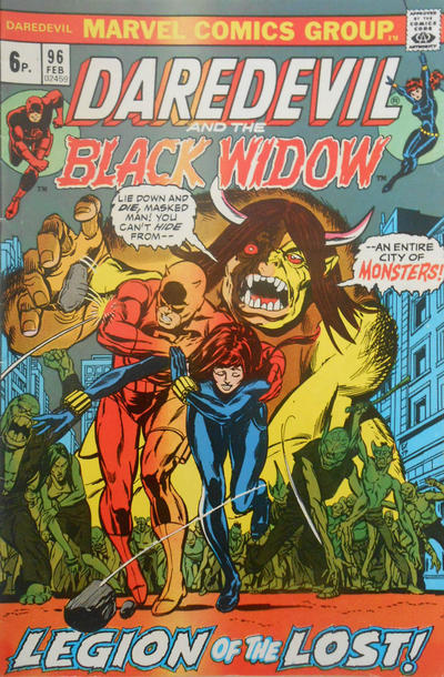 Cover for Daredevil (Marvel, 1964 series) #96 [British]