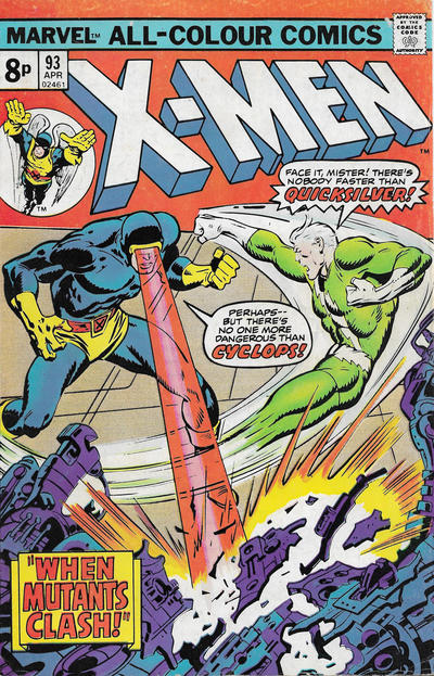 Cover for The X-Men (Marvel, 1963 series) #93 [British]