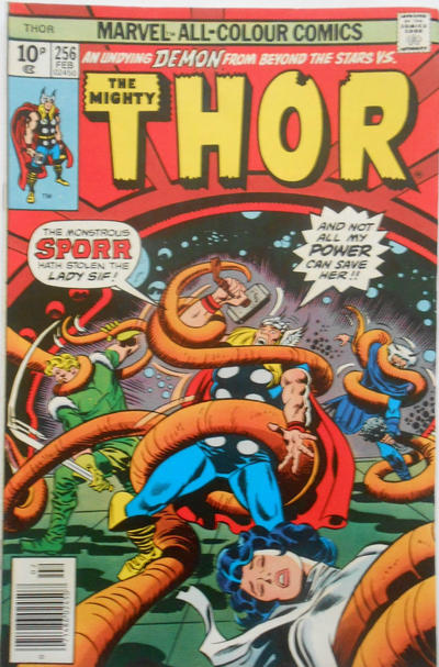 Cover for Thor (Marvel, 1966 series) #256 [British]