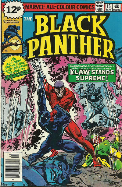 Cover for Black Panther (Marvel, 1977 series) #15 [British]