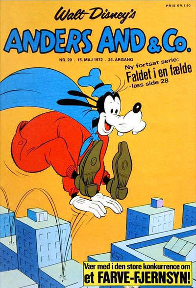 Cover for Anders And & Co. (Egmont, 1949 series) #20/1972