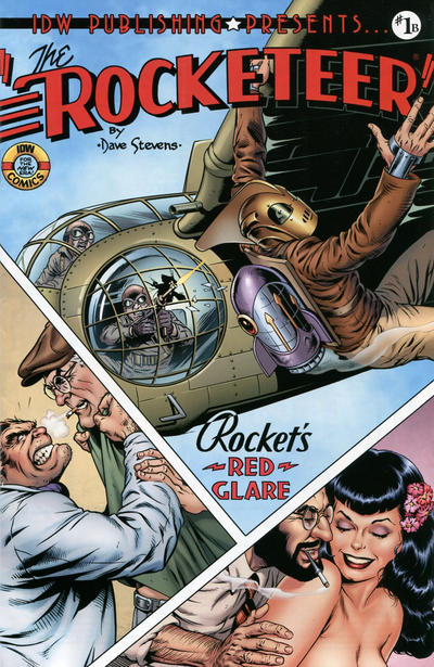 Cover for The Rocketeer: Cargo of Doom (IDW, 2012 series) #1 [Cover B Dave Stevens]