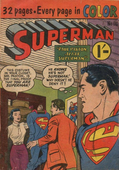 Cover for Superman (K. G. Murray, 1947 series) #110