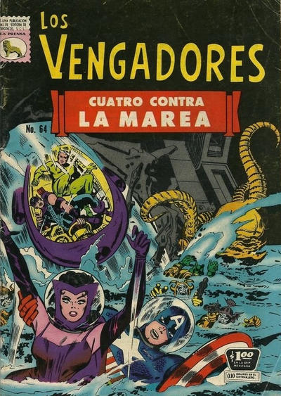 Cover for Los Vengadores (Editora de Periódicos, S. C. L. "La Prensa", 1965 series) #64