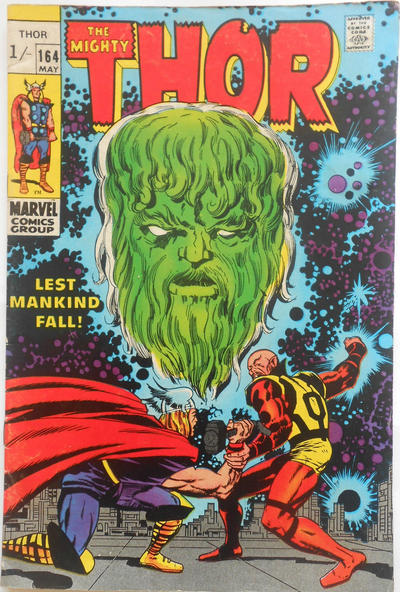 Cover for Thor (Marvel, 1966 series) #164 [British]