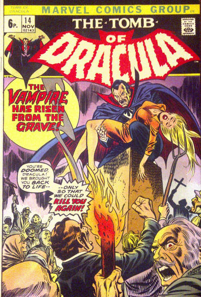 Cover for Tomb of Dracula (Marvel, 1972 series) #14 [British]