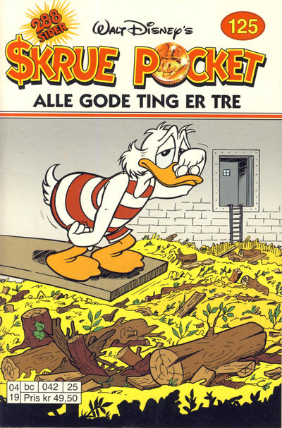 Cover for Skrue Pocket (Hjemmet / Egmont, 1984 series) #125 - Alle gode ting er tre