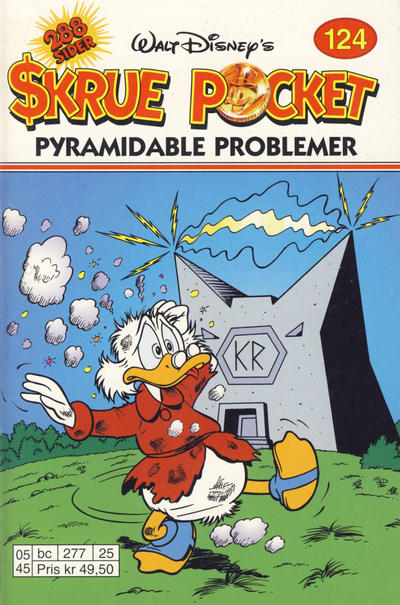 Cover for Skrue Pocket (Hjemmet / Egmont, 1984 series) #124 - Pyramidable problemer [Reutsendelse]