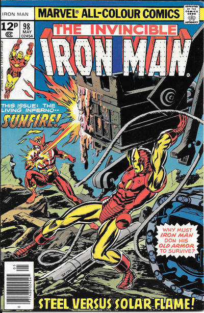 Cover for Iron Man (Marvel, 1968 series) #98 [British]