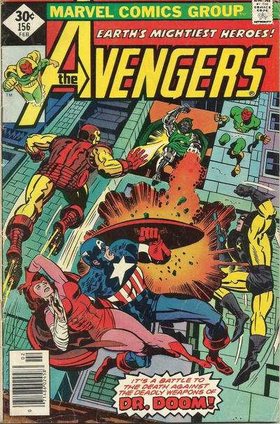 Cover for The Avengers (Marvel, 1963 series) #156 [Whitman]