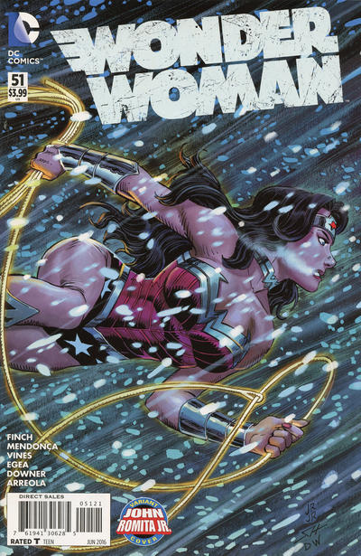 Cover for Wonder Woman (DC, 2011 series) #51 [John Romita Jr. Cover]