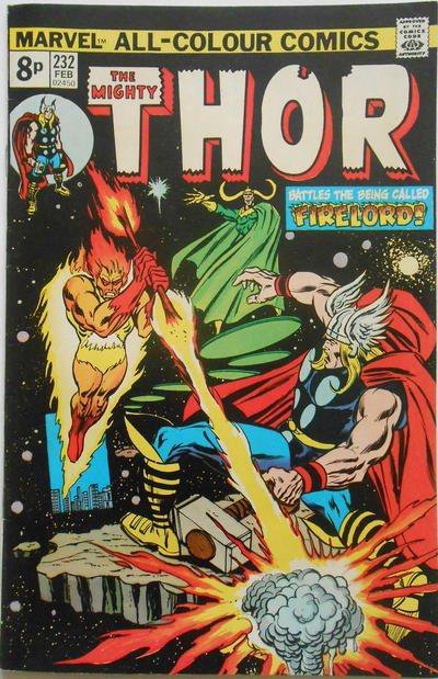 Cover for Thor (Marvel, 1966 series) #232 [British]