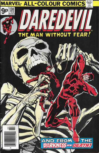 Cover for Daredevil (Marvel, 1964 series) #130 [British]