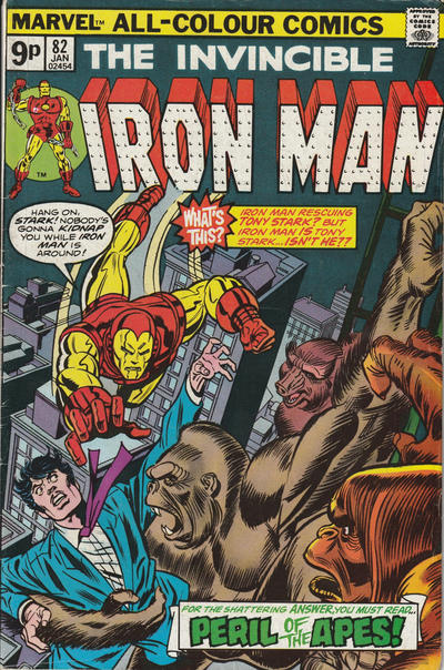 Cover for Iron Man (Marvel, 1968 series) #82 [British]