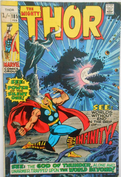 Cover for Thor (Marvel, 1966 series) #185 [British]