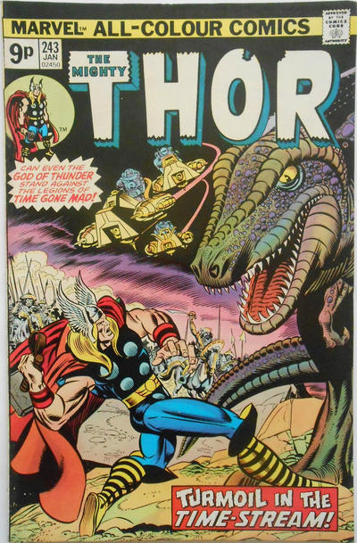 Cover for Thor (Marvel, 1966 series) #243 [British]