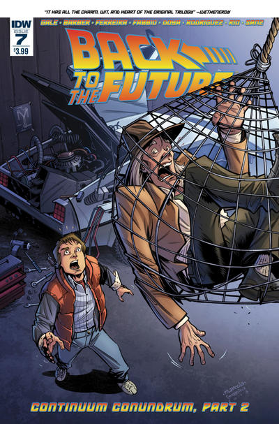 Cover for Back to the Future (IDW, 2015 series) #7 [Regular Cover]