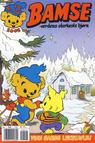 Cover for Bamse (Hjemmet / Egmont, 1991 series) #13/2005