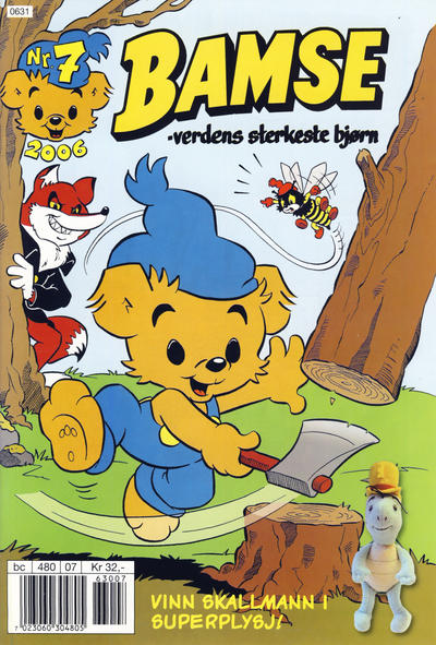 Cover for Bamse (Hjemmet / Egmont, 1991 series) #7/2006