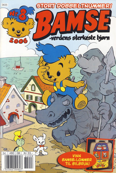 Cover for Bamse (Hjemmet / Egmont, 1991 series) #8/2006