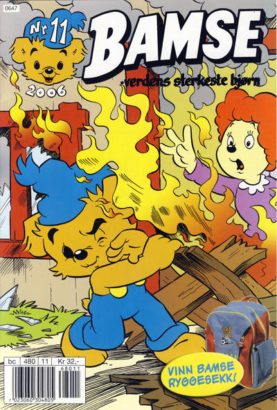 Cover for Bamse (Hjemmet / Egmont, 1991 series) #11/2006