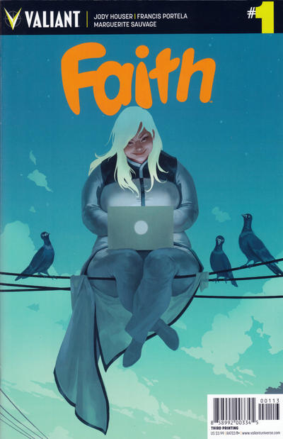 Cover for Faith (Valiant Entertainment, 2016 series) #1 [Third Printing]
