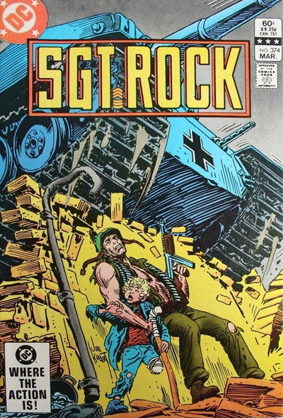 Cover for Sgt. Rock (DC, 1977 series) #374 [Direct]