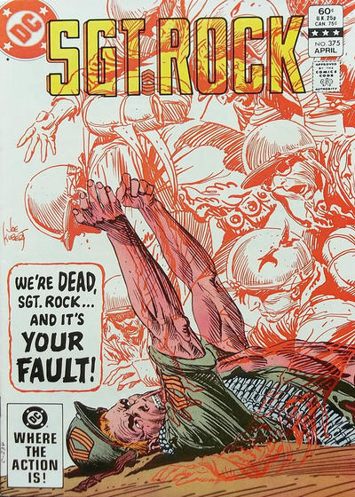 Cover for Sgt. Rock (DC, 1977 series) #375 [Direct]