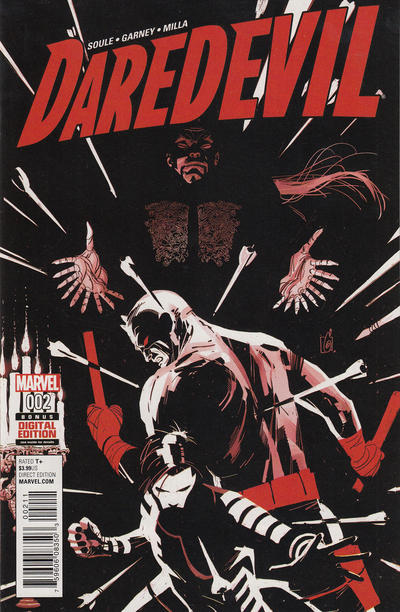 Cover for Daredevil (Marvel, 2016 series) #2 [Ron Garney]