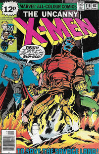 Cover Thumbnail for The X-Men (Marvel, 1963 series) #116 [British]
