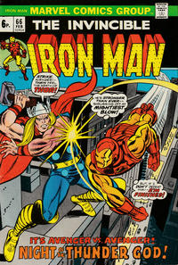 Cover Thumbnail for Iron Man (Marvel, 1968 series) #66 [British]