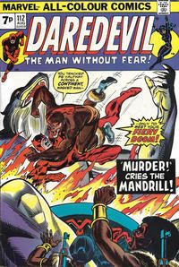 Cover Thumbnail for Daredevil (Marvel, 1964 series) #112 [British]