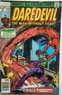 Cover for Daredevil (Marvel, 1964 series) #152 [British]