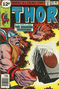 Cover Thumbnail for Thor (Marvel, 1966 series) #281 [British]
