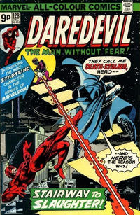 Cover for Daredevil (Marvel, 1964 series) #128 [British]