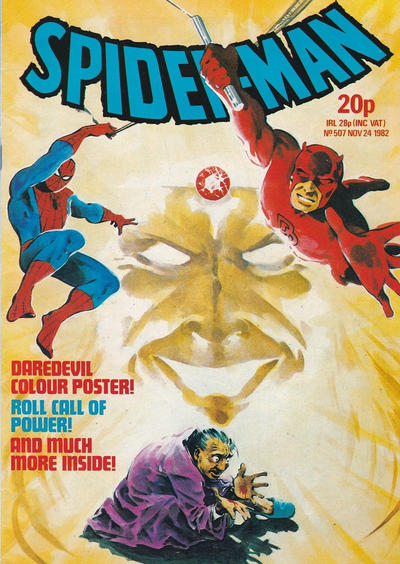Cover for Super Spider-Man TV Comic (Marvel UK, 1981 series) #507