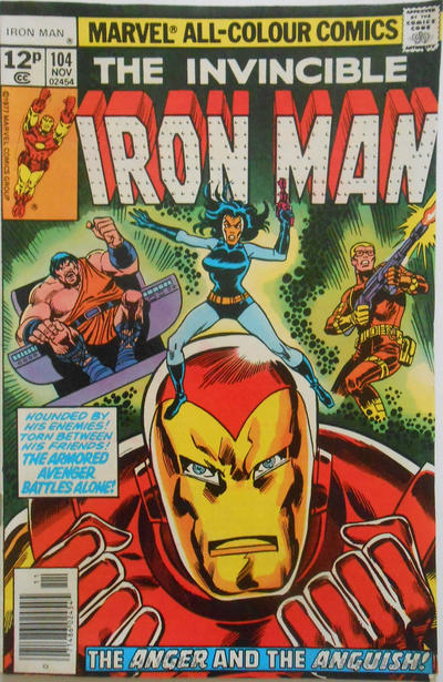 Cover for Iron Man (Marvel, 1968 series) #104 [British]