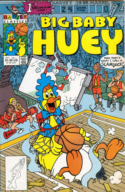 Cover for Big Baby Huey (Harvey, 1991 series) #1 [Direct]