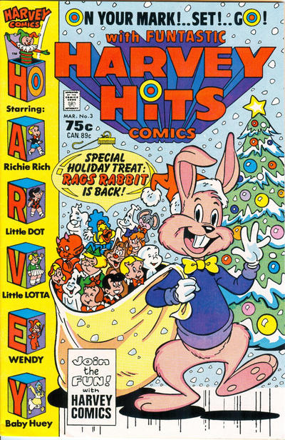 Cover for Harvey Hits Comics (Harvey, 1986 series) #3 [Newsstand]