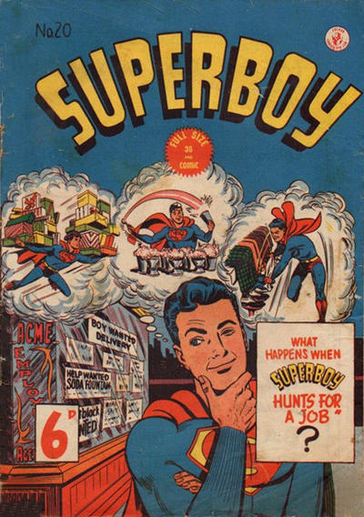 Cover for Superboy (K. G. Murray, 1949 series) #20