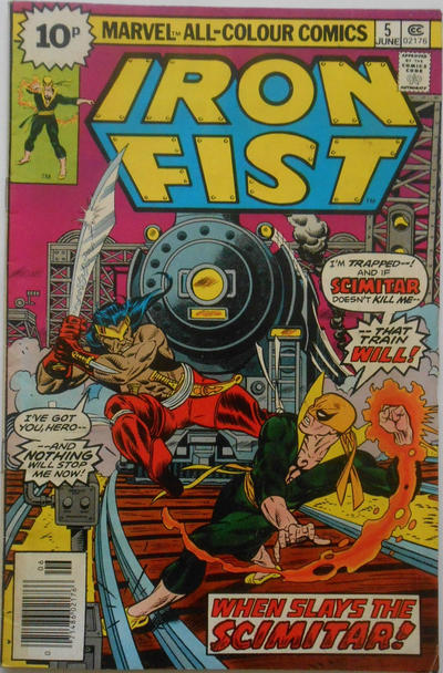 Cover for Iron Fist (Marvel, 1975 series) #5 [British]